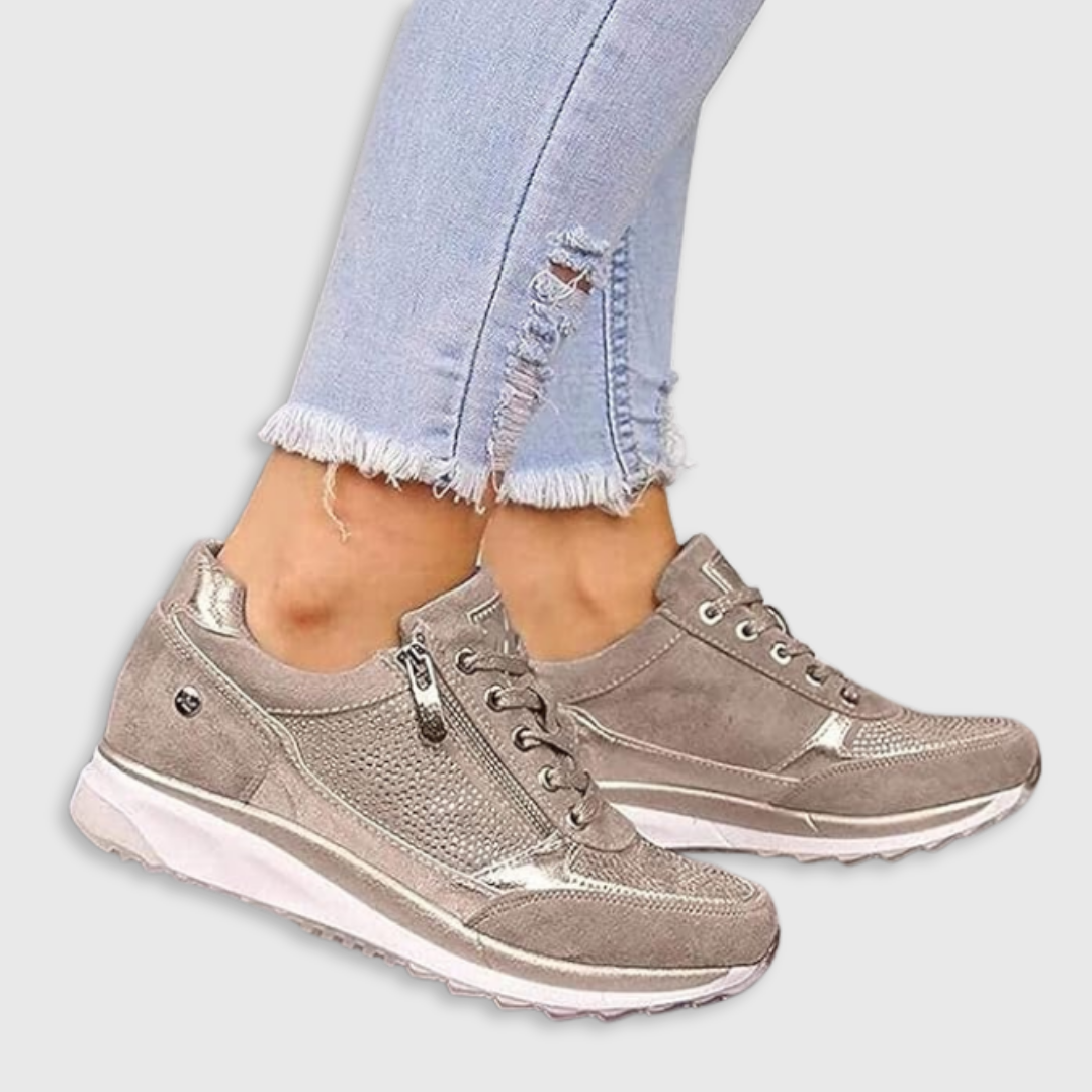 Monique | Baskets Orthopédiques à Fermeture Zippée