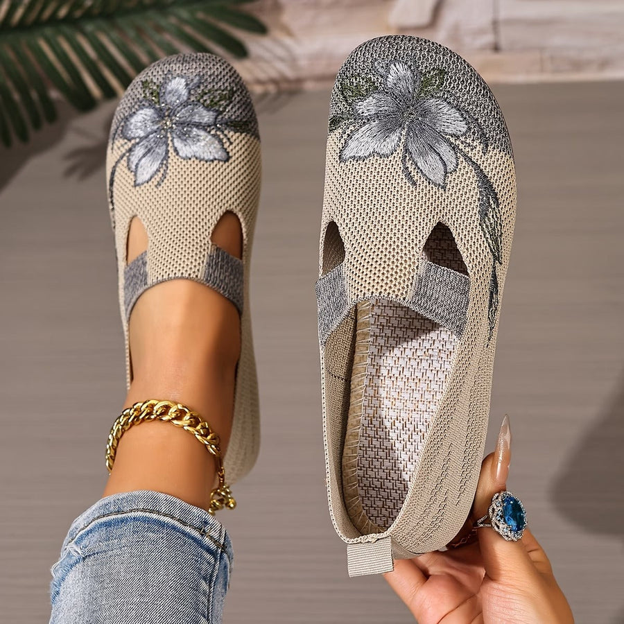 Rosalie™ — Ballerines ergonomiques élégantes à motif floral