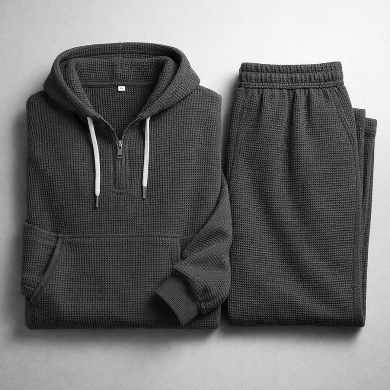 Emmanuel | Ensemble en maille gaufrée pour hommes