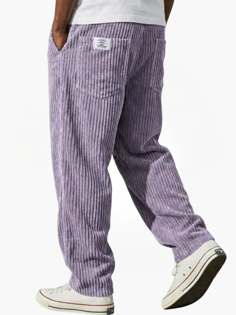 LAURENT MONACO | PANTALONS EN VELOURS CÔTELÉ POUR HOMMES
