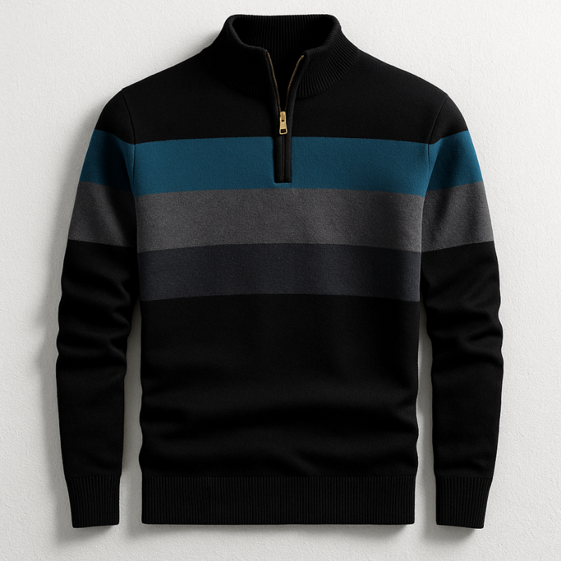 LAURENT MONACO | PULLOVER AVEC ZIP POUR HOMME