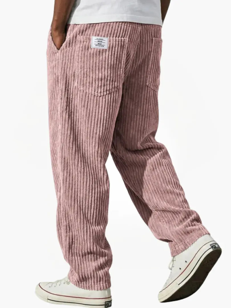 LAURENT MONACO | PANTALONS EN VELOURS CÔTELÉ POUR HOMMES
