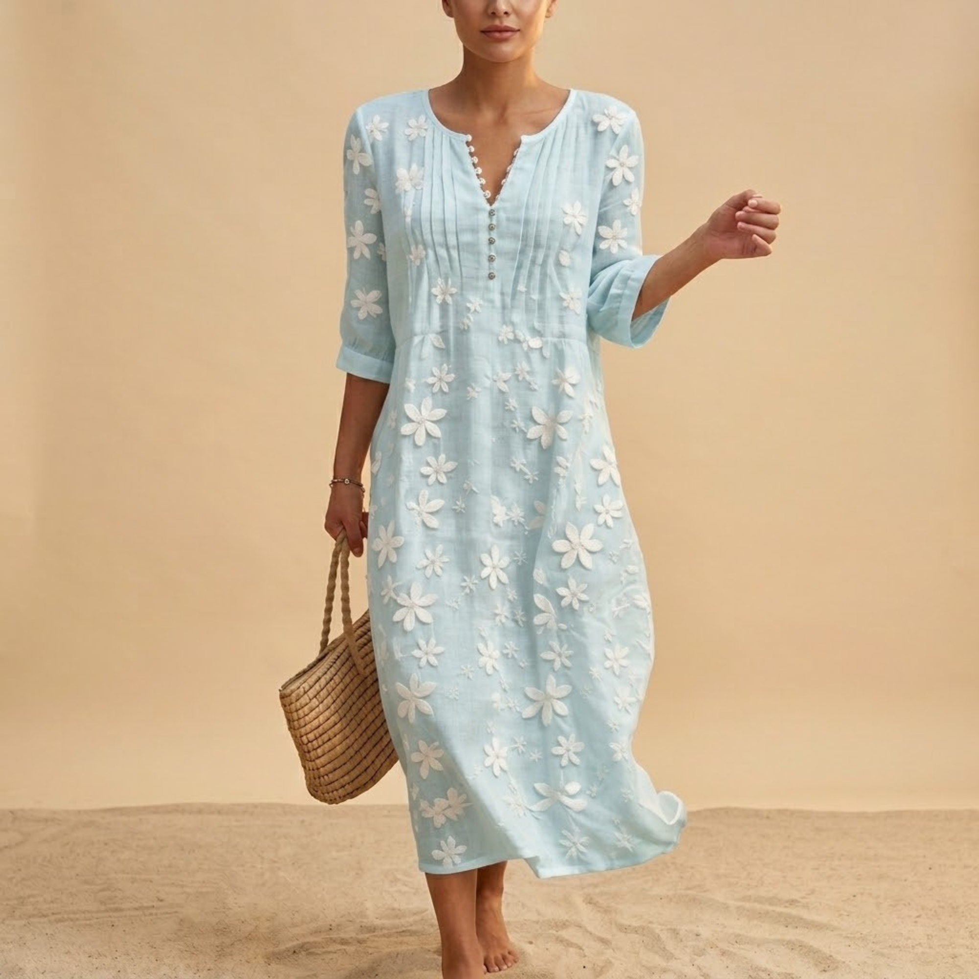 Lucie | Robe imprimée décontractée pour femme