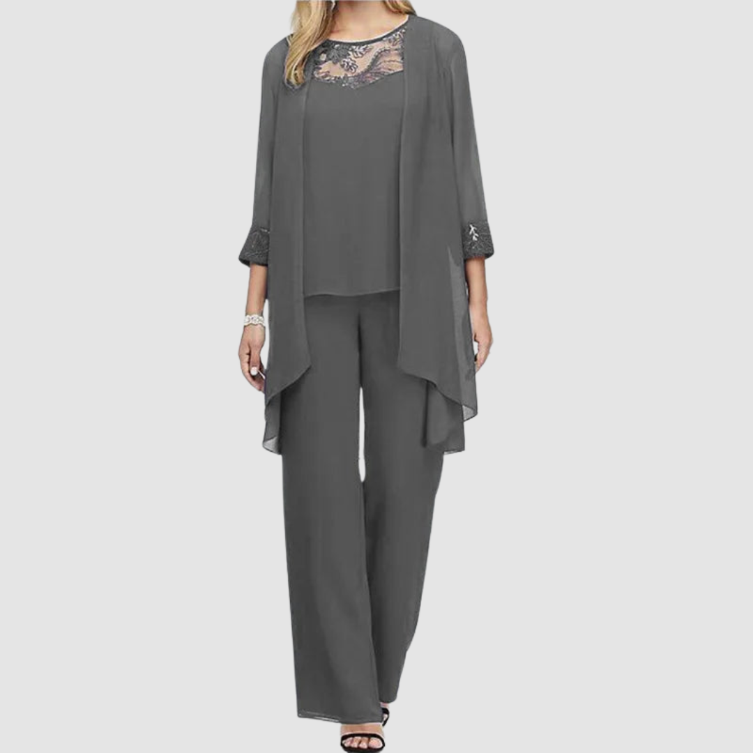 Iva™ Élégant Ensemble Trois Pièces