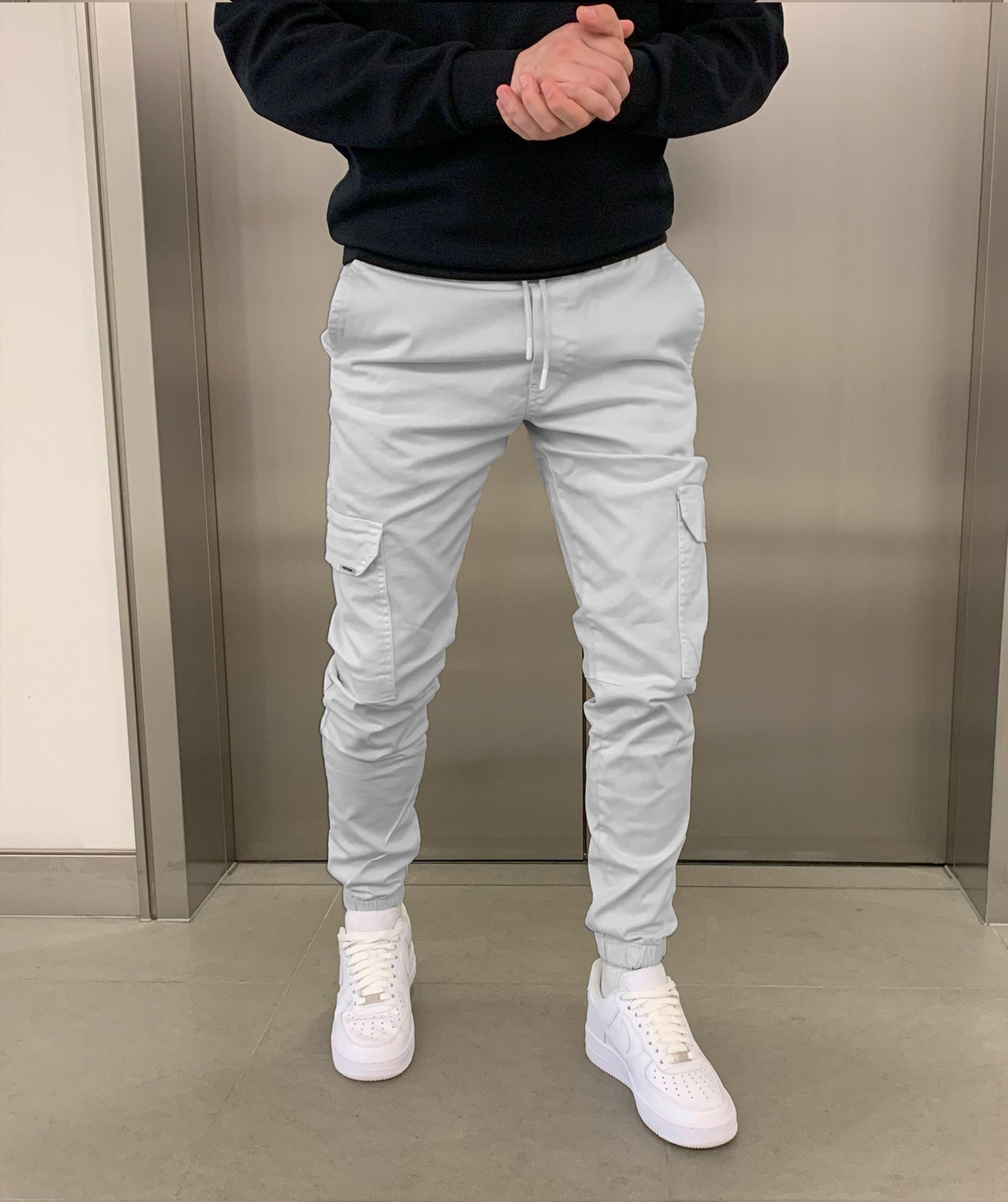 ÉLINÉA PARIS | PANTALON CARGO COUPE JOGGER