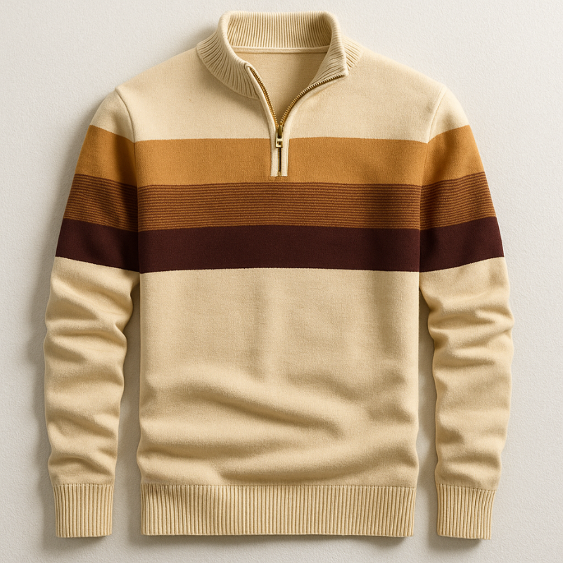 LAURENT MONACO | PULLOVER AVEC ZIP POUR HOMME