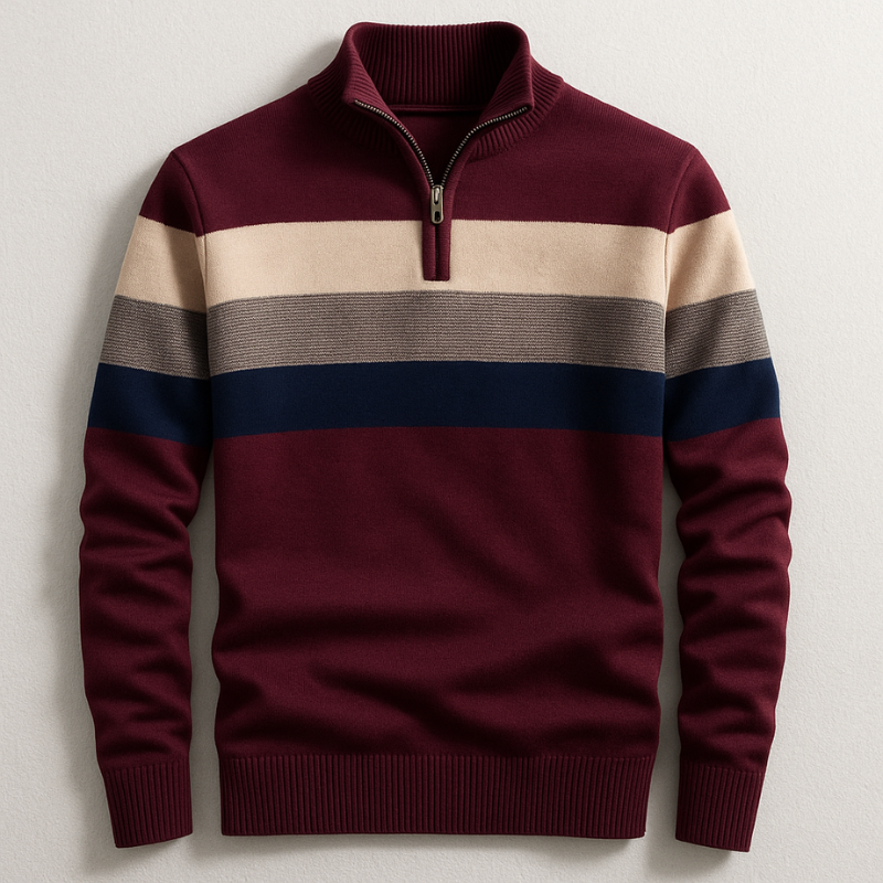 LAURENT MONACO | PULLOVER AVEC ZIP POUR HOMME