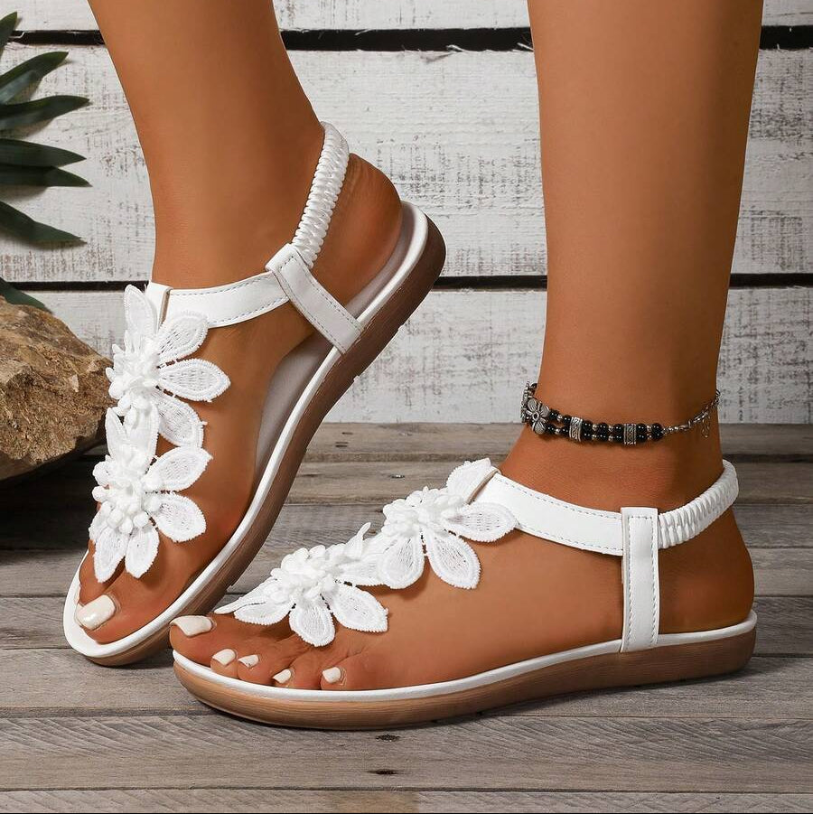 WIKTORIA | Sandales Florales