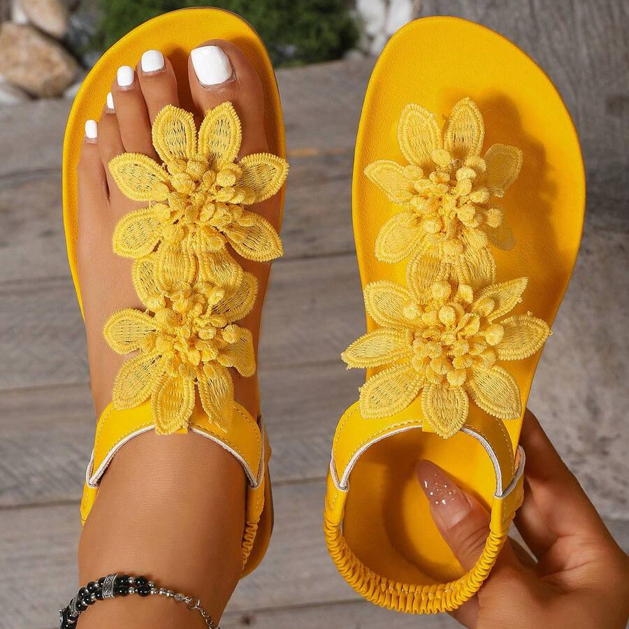 WIKTORIA | Sandales Florales
