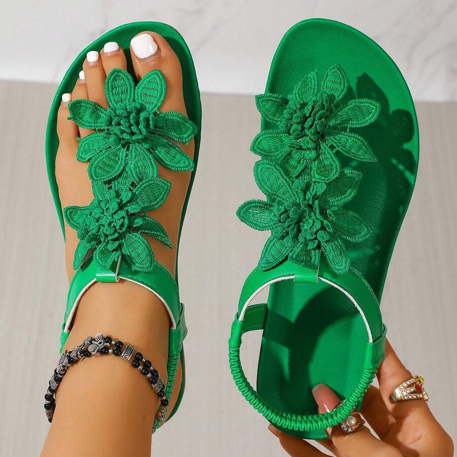 WIKTORIA | Sandales Florales