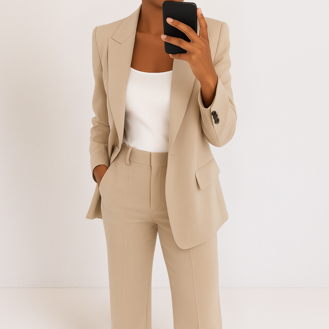 Melynda™ Élégant Ensemble de Costume Deux Pièces