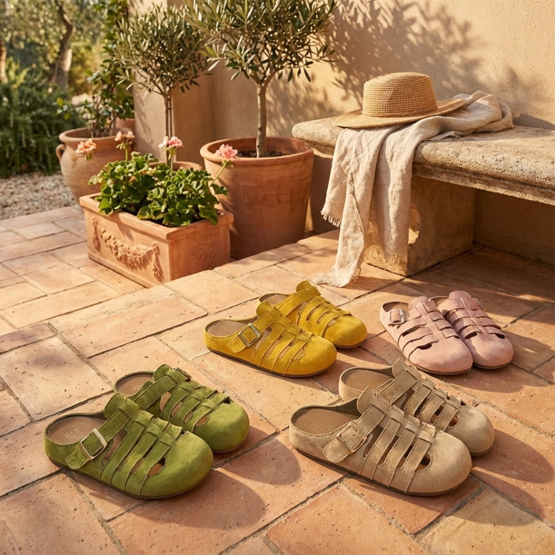 Maëlle | Mules Sandales Confort Sans Fermeture