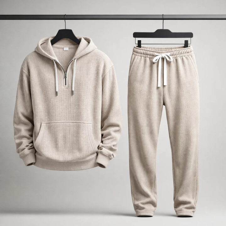 Emmanuel | Ensemble en maille gaufrée pour hommes
