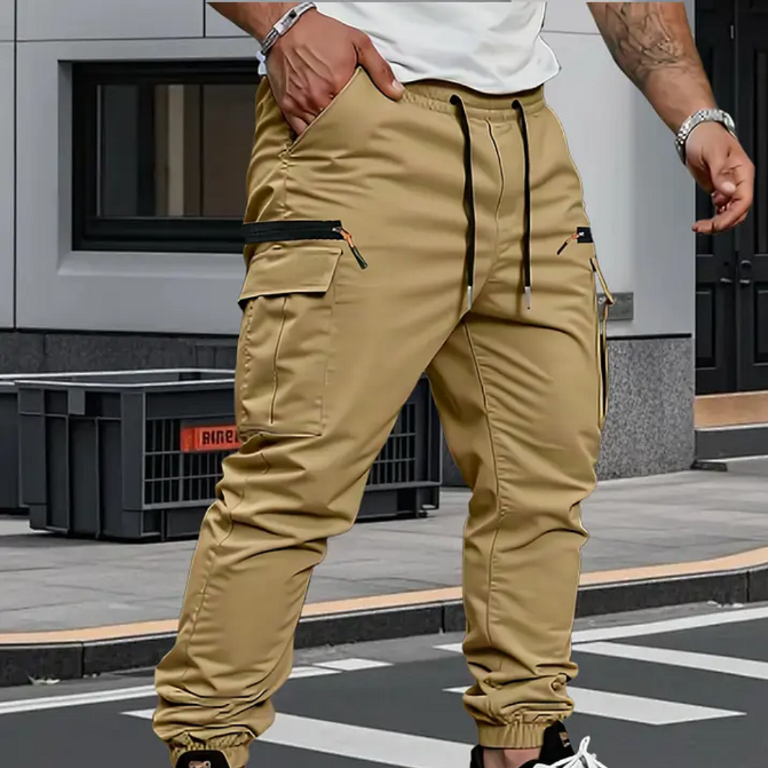 Lorenzo | Pantalon Jogger Cargo Stretch pour Homme
