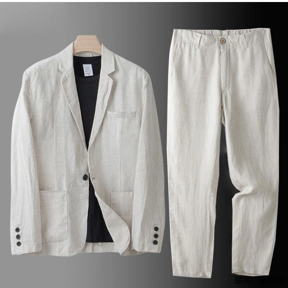 Jean-Pierre | Ensemble en lin pour homme