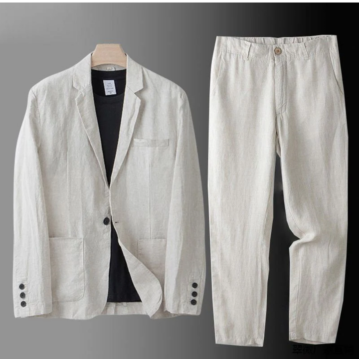 Jean-Pierre | Ensemble en lin pour homme