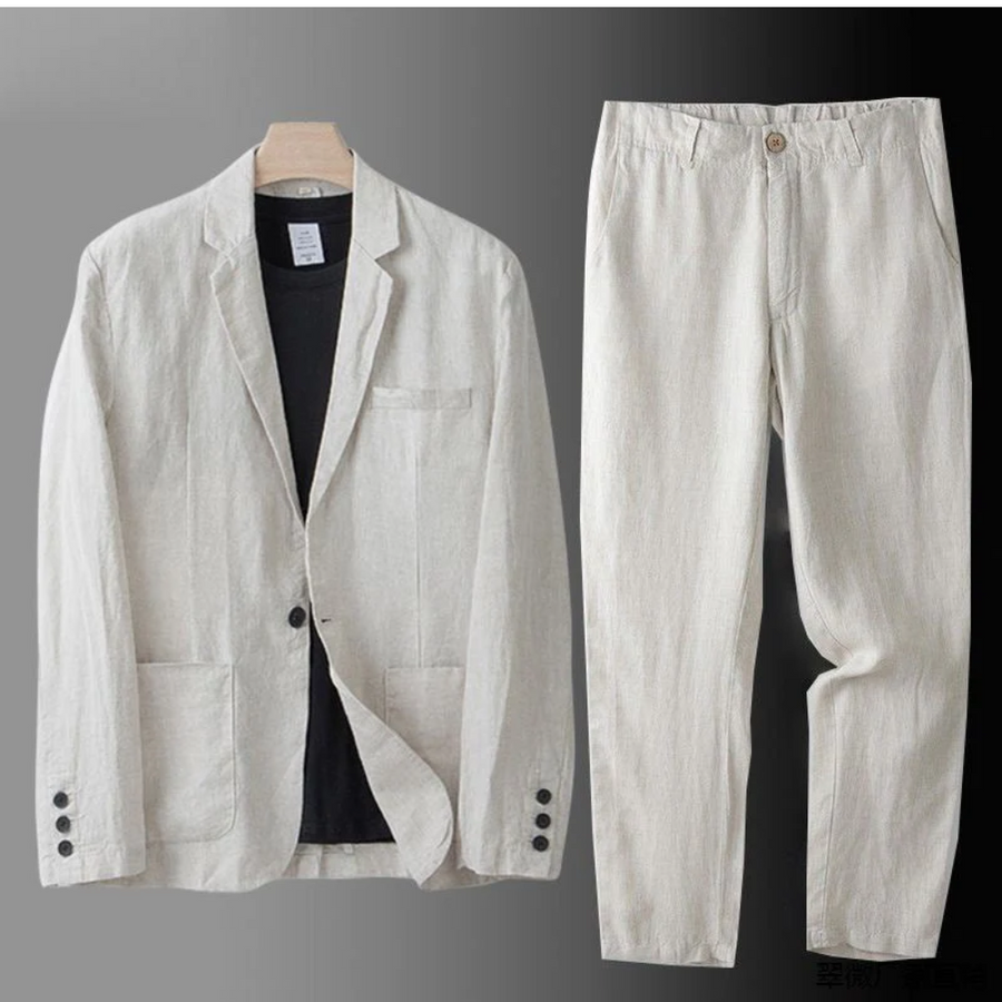 Jean-Pierre | Ensemble en lin pour homme