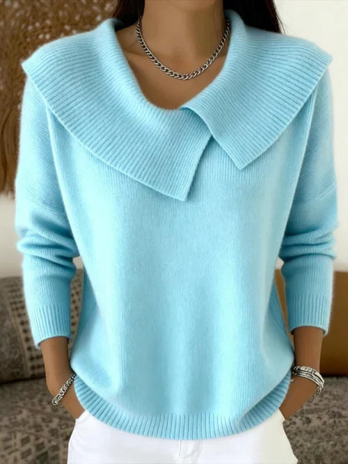 Damhnait | Pull Chaleureux avec Col Doux