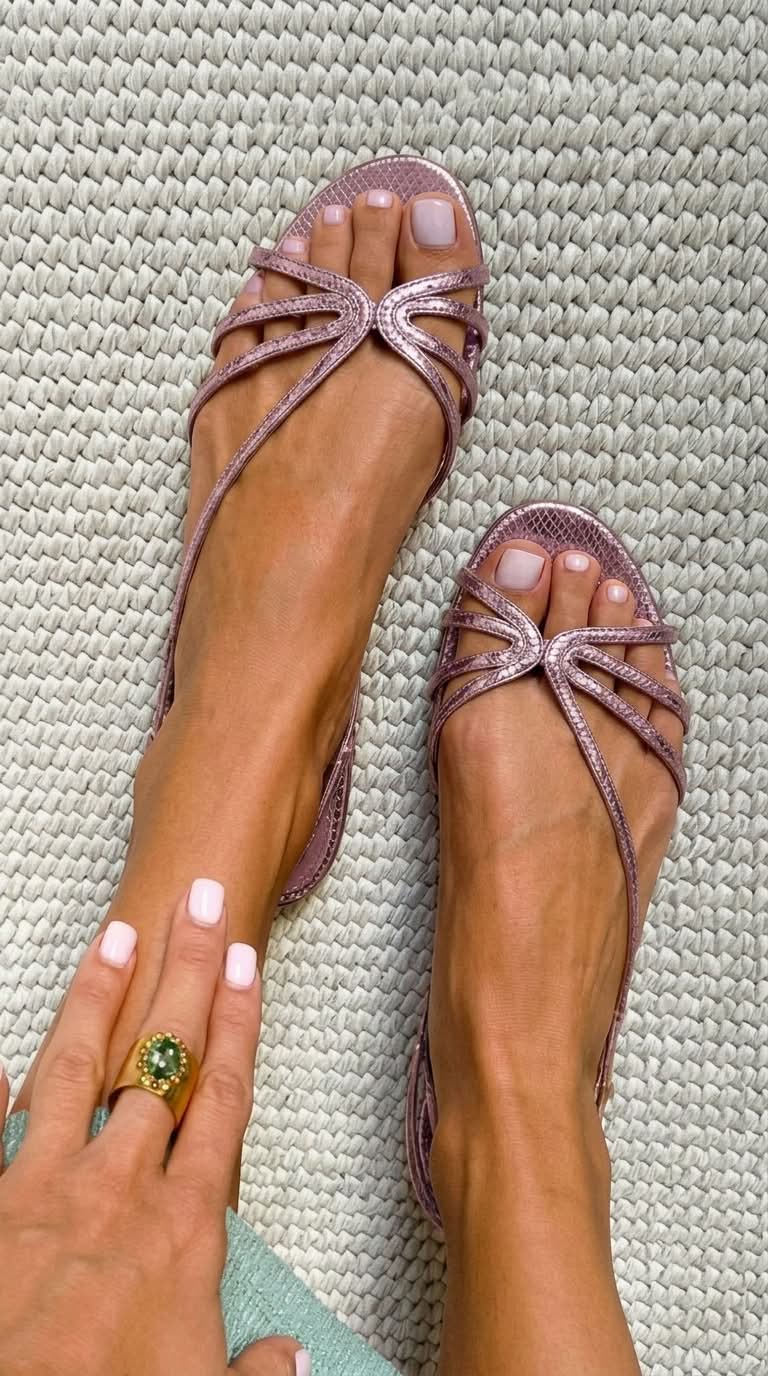 Emma | Sandales élégantes dorées