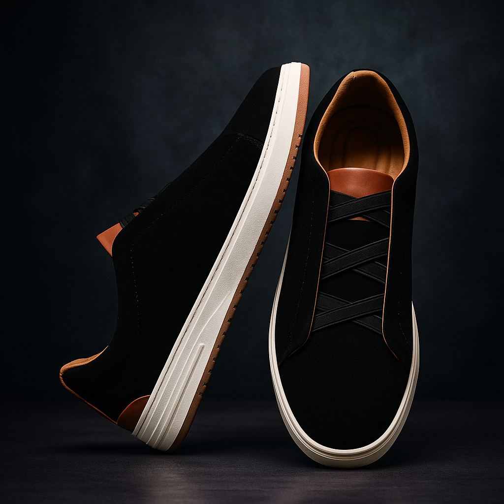 LAURENT MONACO | CHAUSSURES SANS LACETS EN DAIM POUR HOMME