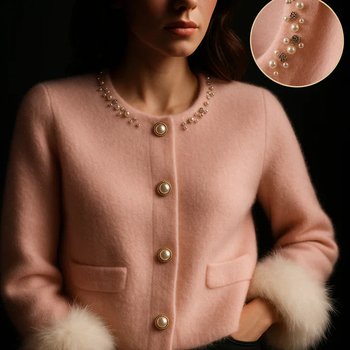 Cardigan Eleanor | L'Élégance Festivale et la Douceur Ultime