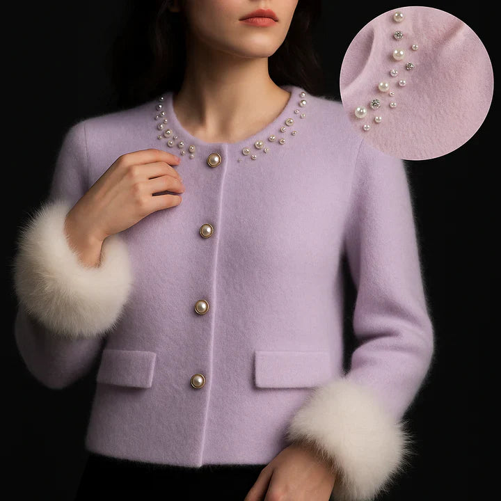 Cardigan Eleanor | L'Élégance Festivale et la Douceur Ultime