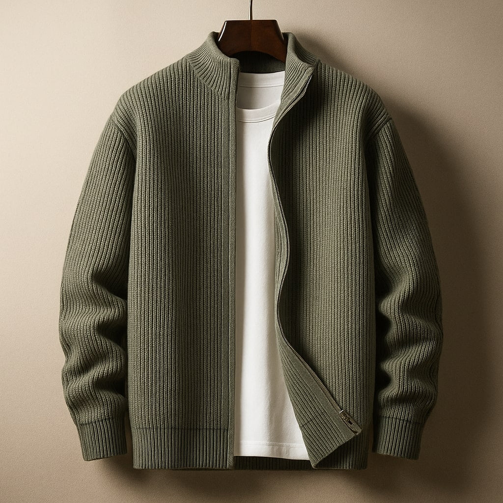 Isidore | Pull côte à côte avec zip pour homme