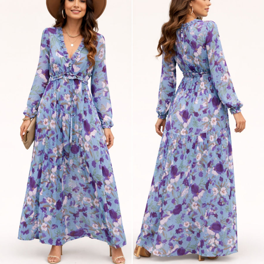 Liva – Robe fleurie intemporelle à coupe flatteuse 🌸