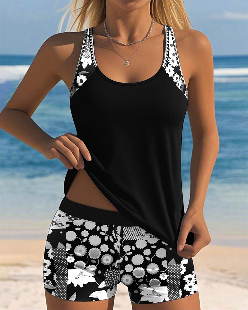Reine du Crépuscule | Ensemble de maillot de bain une pièce tendance
