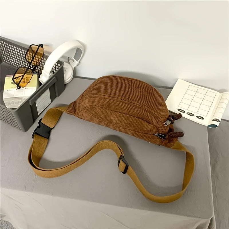 Petra | Sac à Dos en Velours Côtelé Chic