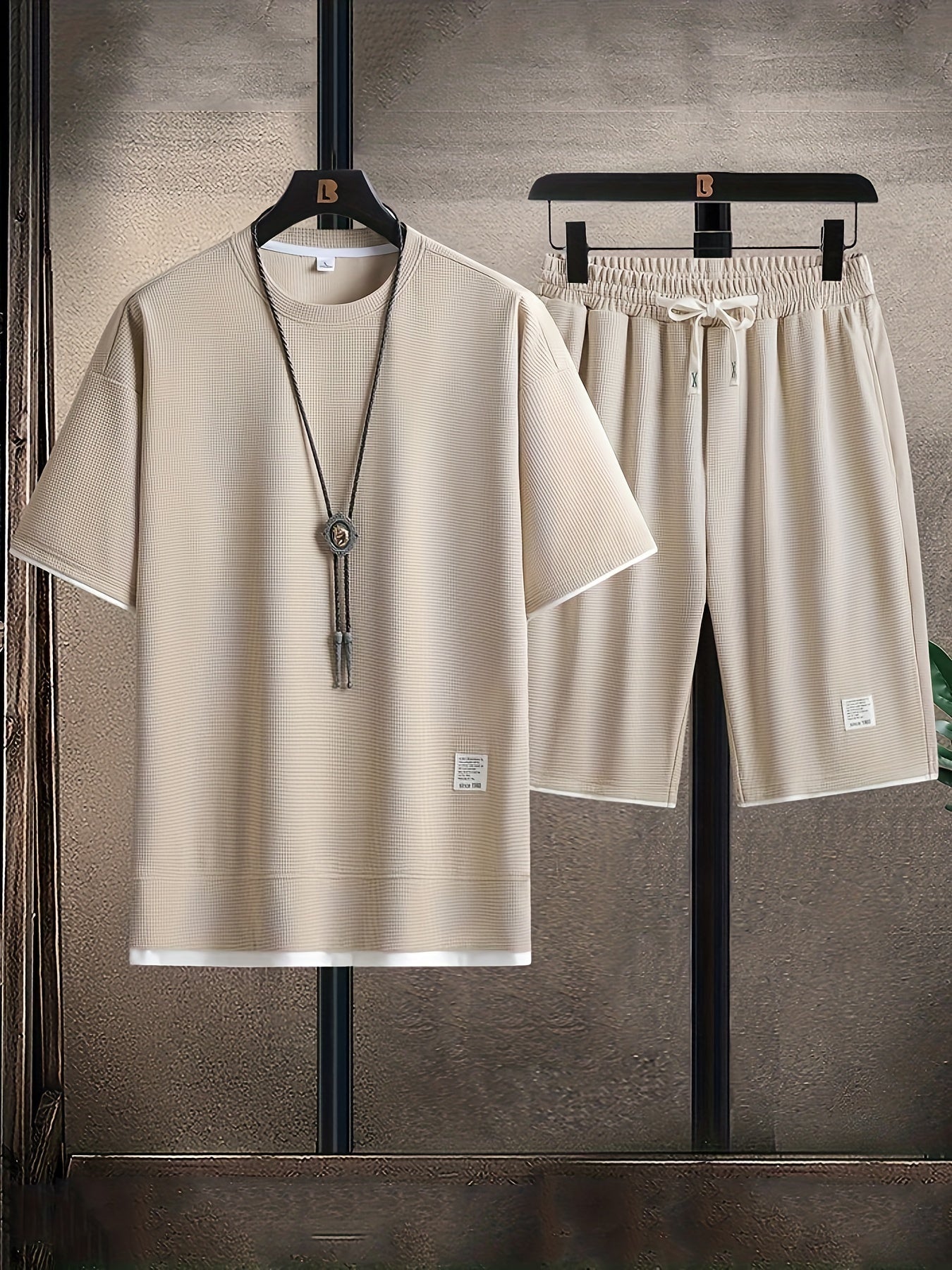 Christophe | Ensemble tricot gaufré pour homme