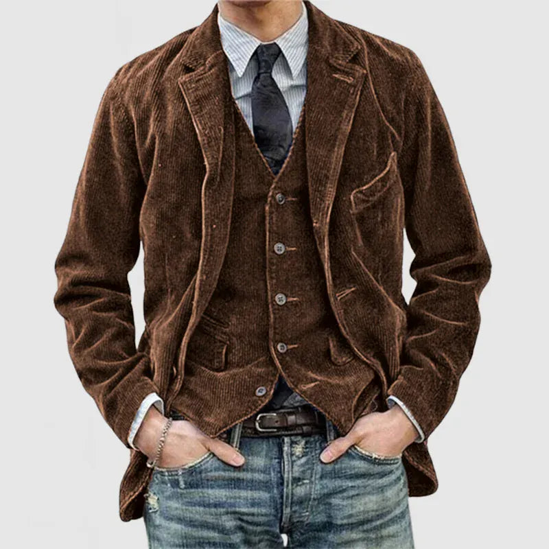 Bertrand | Ensemble de costume en velours côtelé pour homme