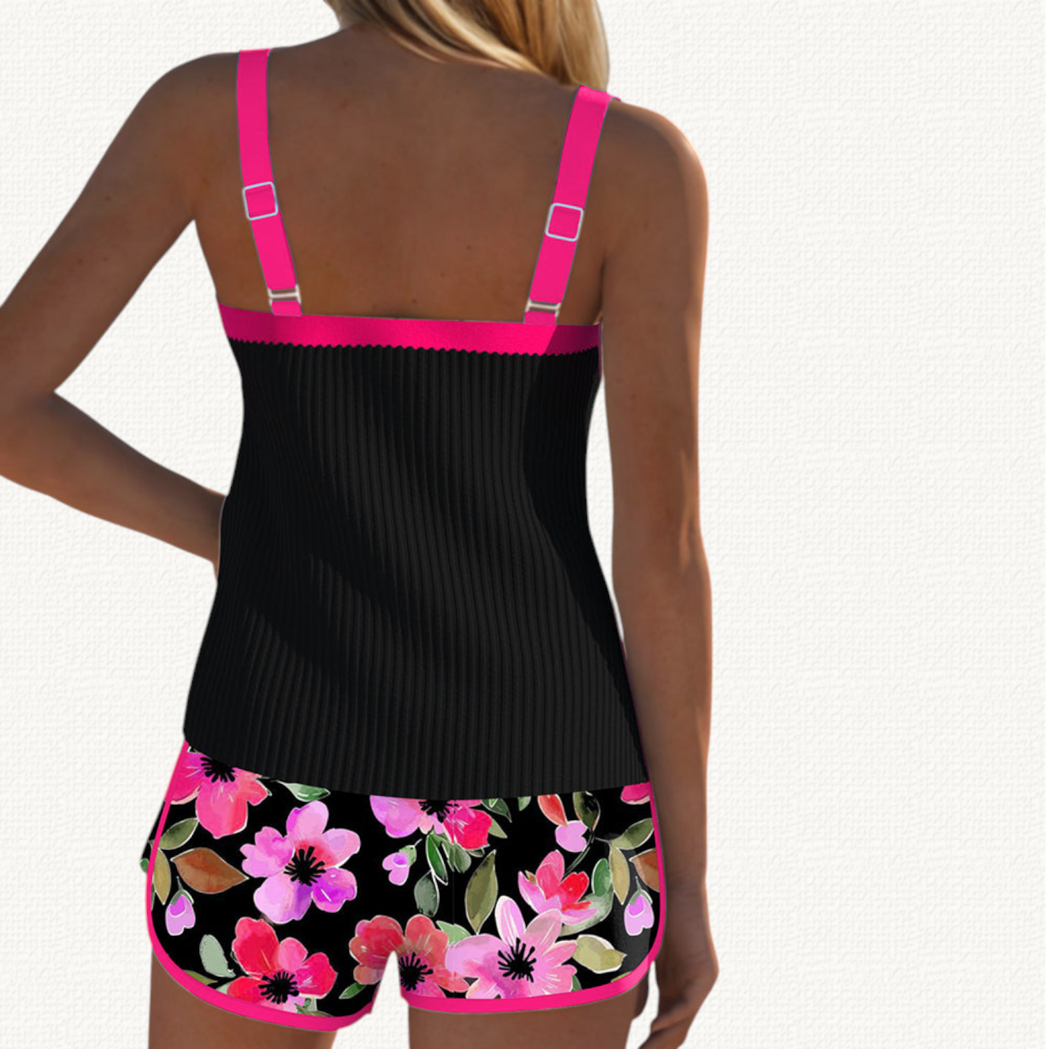 Marina | Tankini Froncé avec Volant et Short