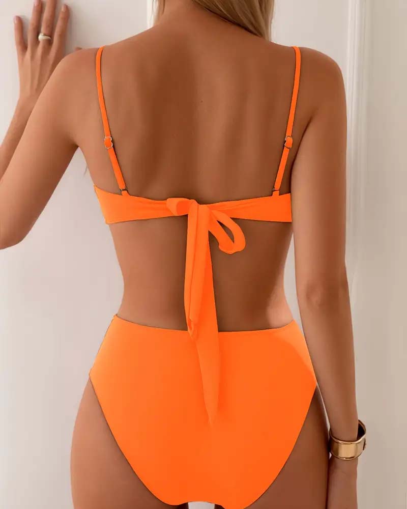 Coral Crush | Bikini Deux Pièces Chic et Sexy