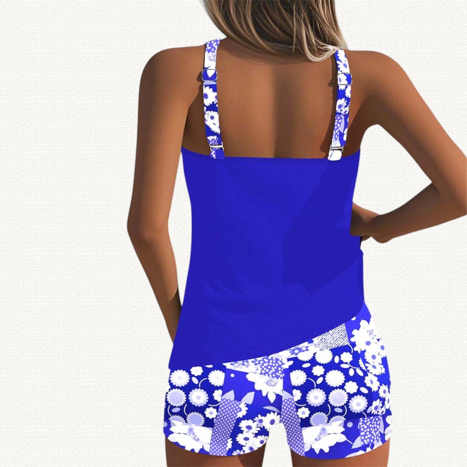 Vera | Tankini Décontracté avec Short Floral