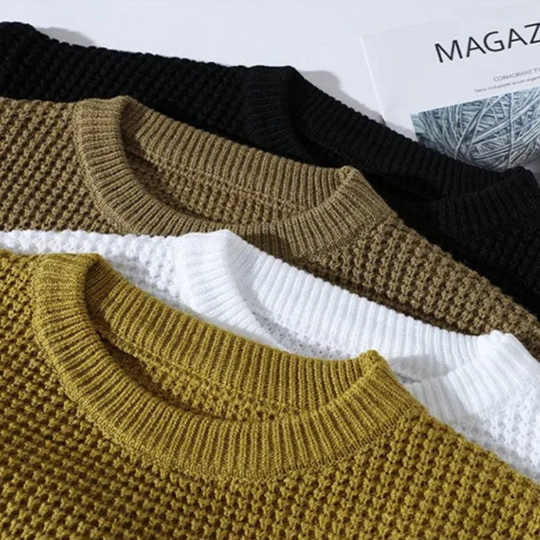 Cédric | Pull en maille texturé pour homme