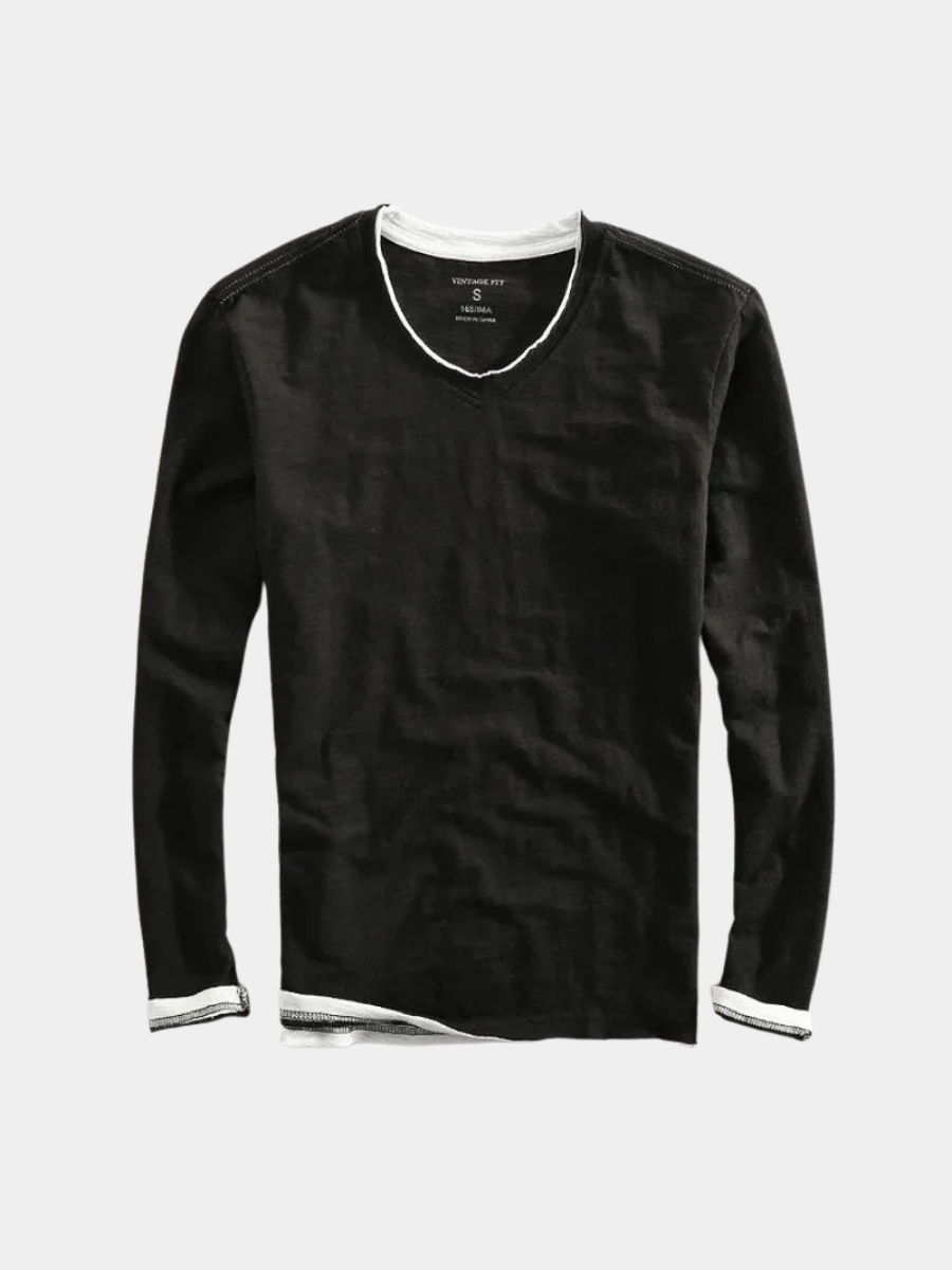LAURENT™ | Chemise en Coton à Manches Longues
