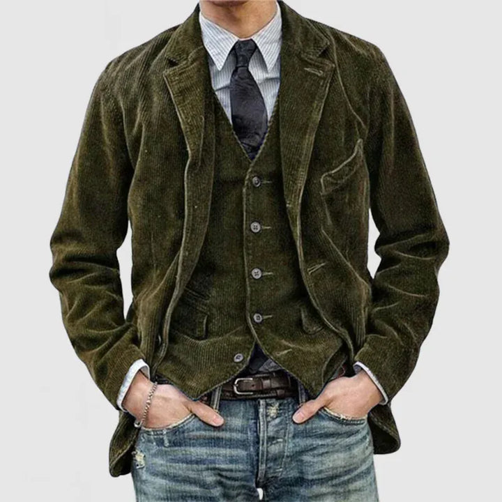 Bertrand | Ensemble de costume en velours côtelé pour homme
