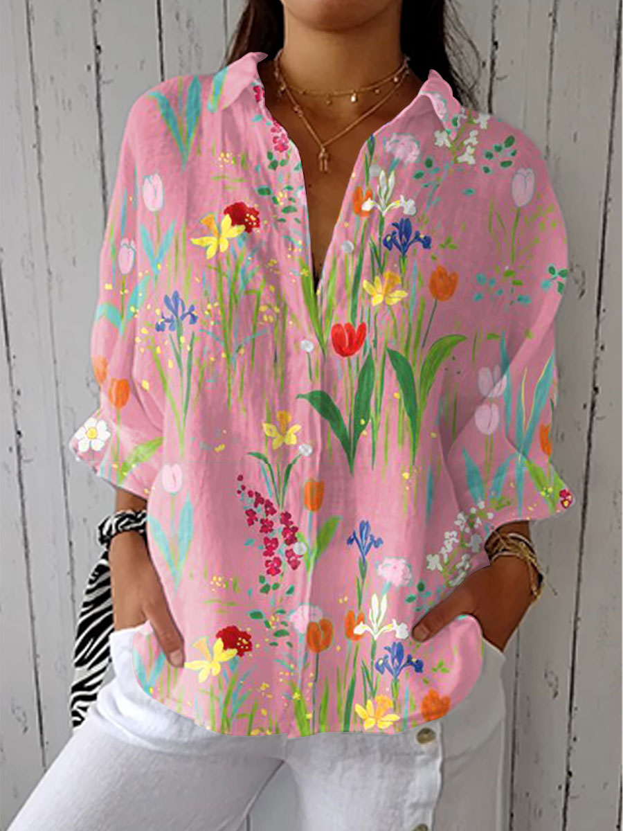 Fiona | Blouse de Jardin Printanier