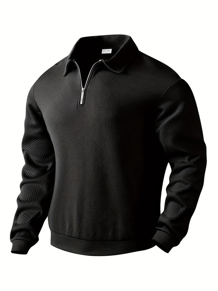LAURENT MONACO| PULL À MAILLE GÉOMÉTRIQUE POUR HOMME