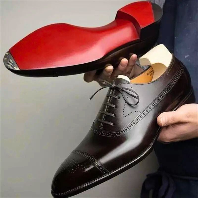 LAURENT MONACO | CHAUSSURES BROGUE EN CUIR POUR HOMME