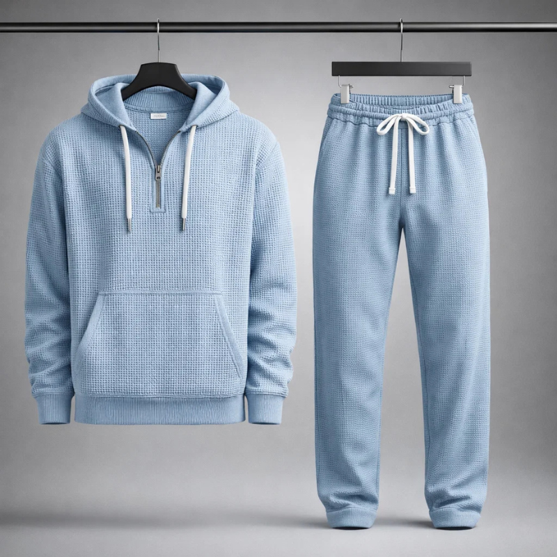 Emmanuel | Ensemble en maille gaufrée pour hommes