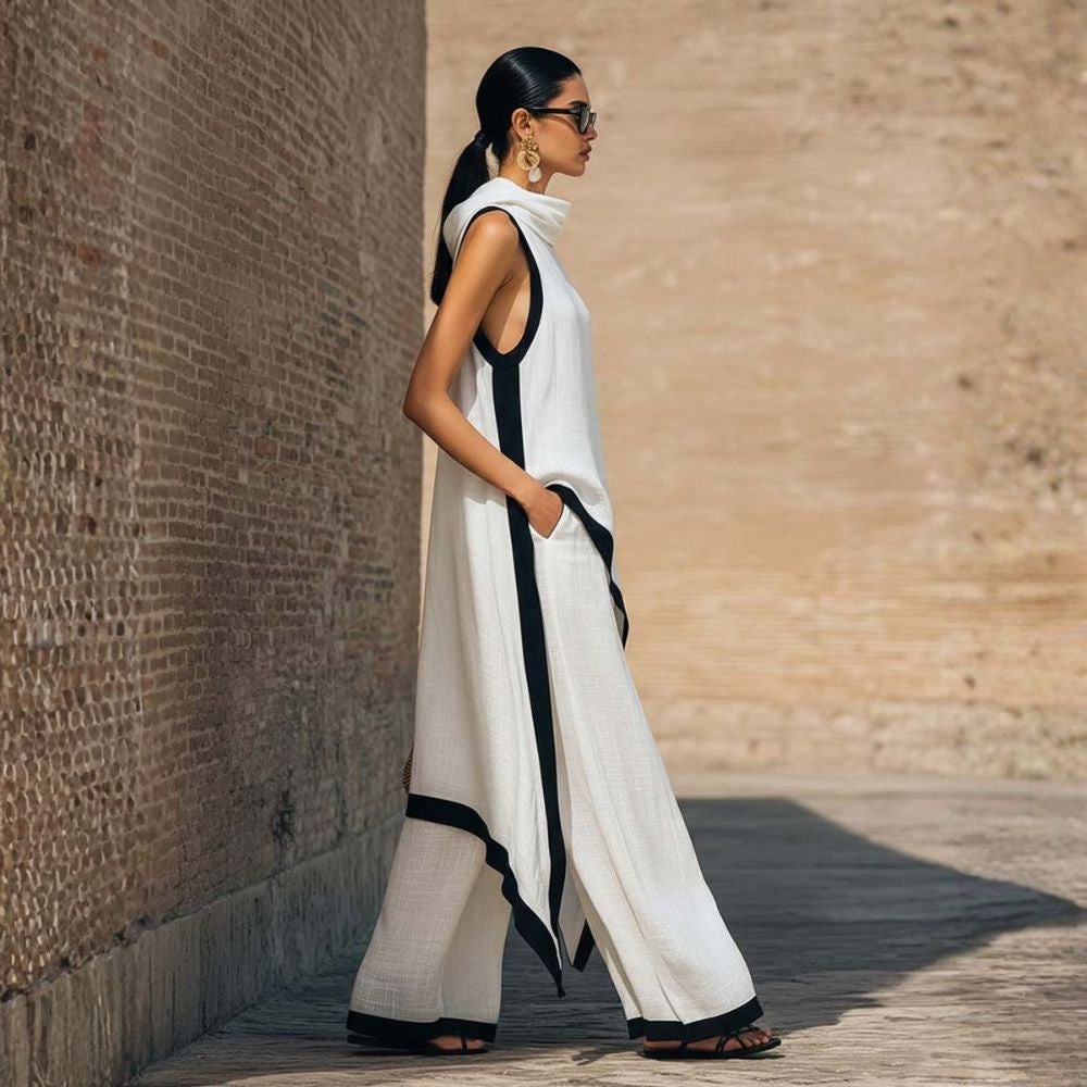 Claudine | Ensemble Élégant en Lin
