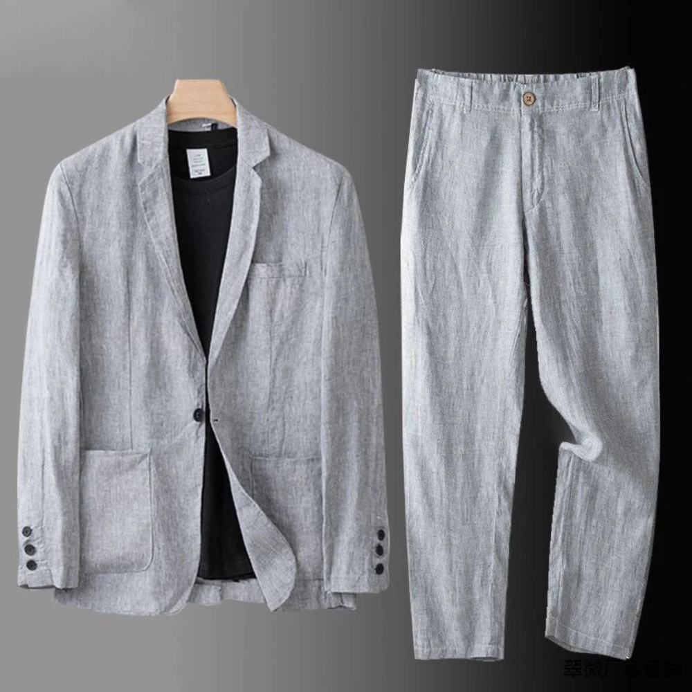 Jean-Pierre | Ensemble en lin pour homme