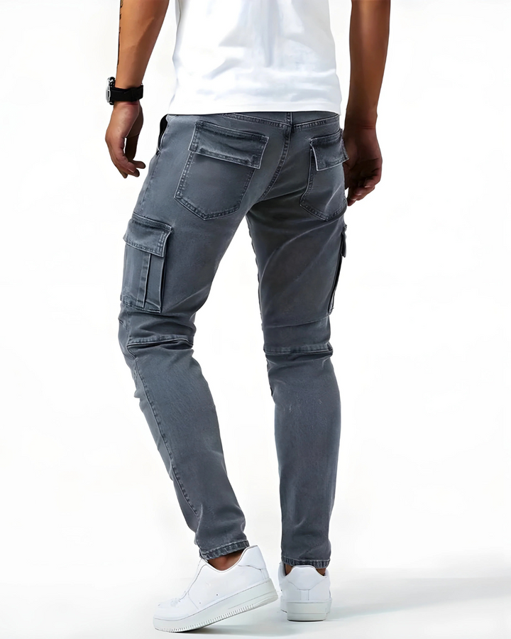 LAURENT MONACO | PANTALON CARGO STRETCH POUR HOMMES