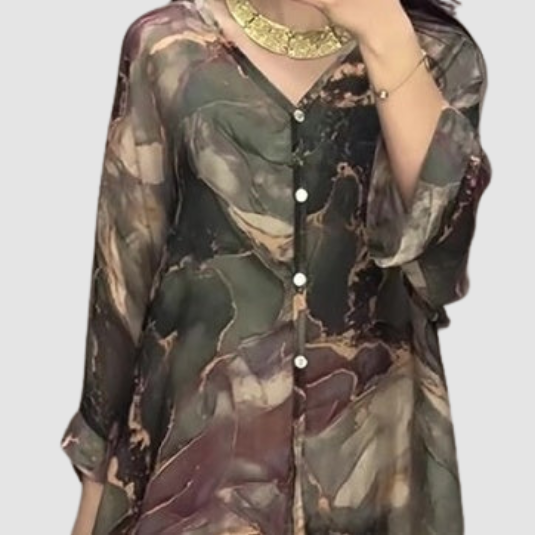 Ensemble Chic Imprimé Aurora™ en Deux Parties