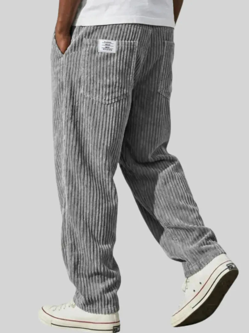 LAURENT MONACO | PANTALONS EN VELOURS CÔTELÉ POUR HOMMES