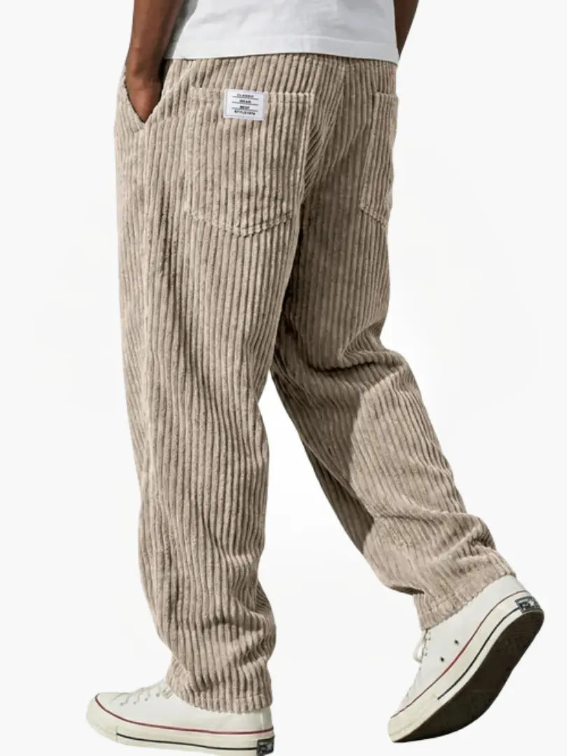LAURENT MONACO | PANTALONS EN VELOURS CÔTELÉ POUR HOMMES