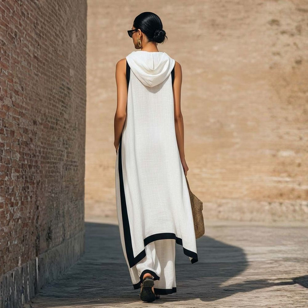 Claudine | Ensemble Élégant en Lin
