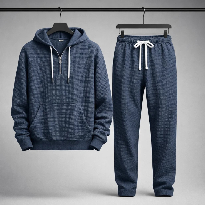 Emmanuel | Ensemble en maille gaufrée pour hommes